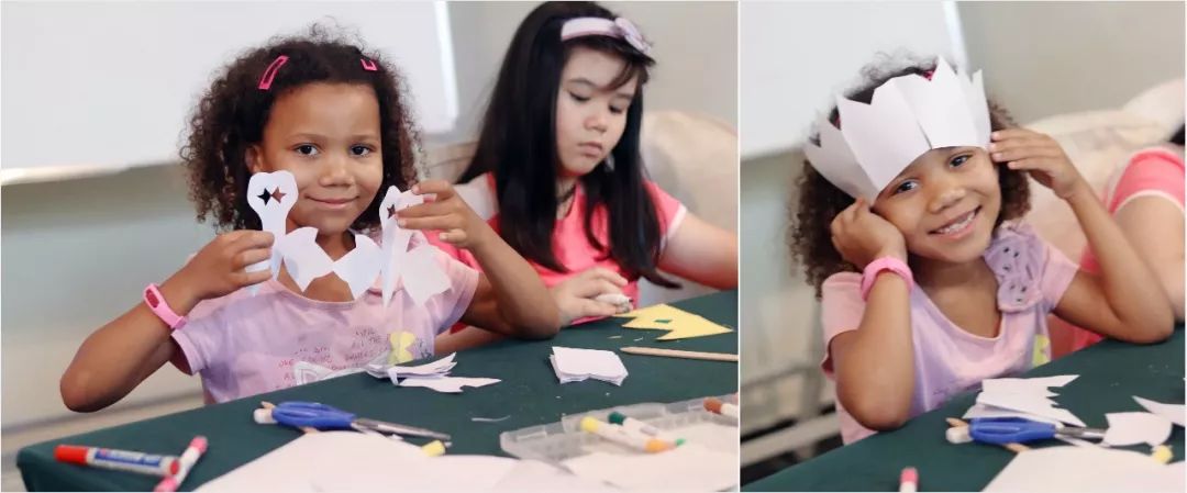 番薯汉桥夏令营进行时|书法剪纸绘画设计篮球和吃西瓜比赛