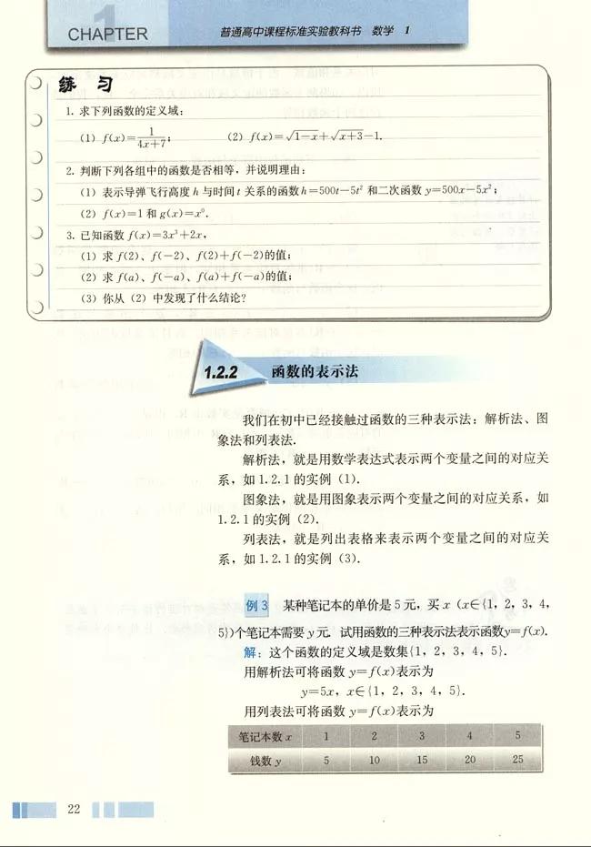人教版高中数学必修一a版,2021高中数学必修一b版电子课本
