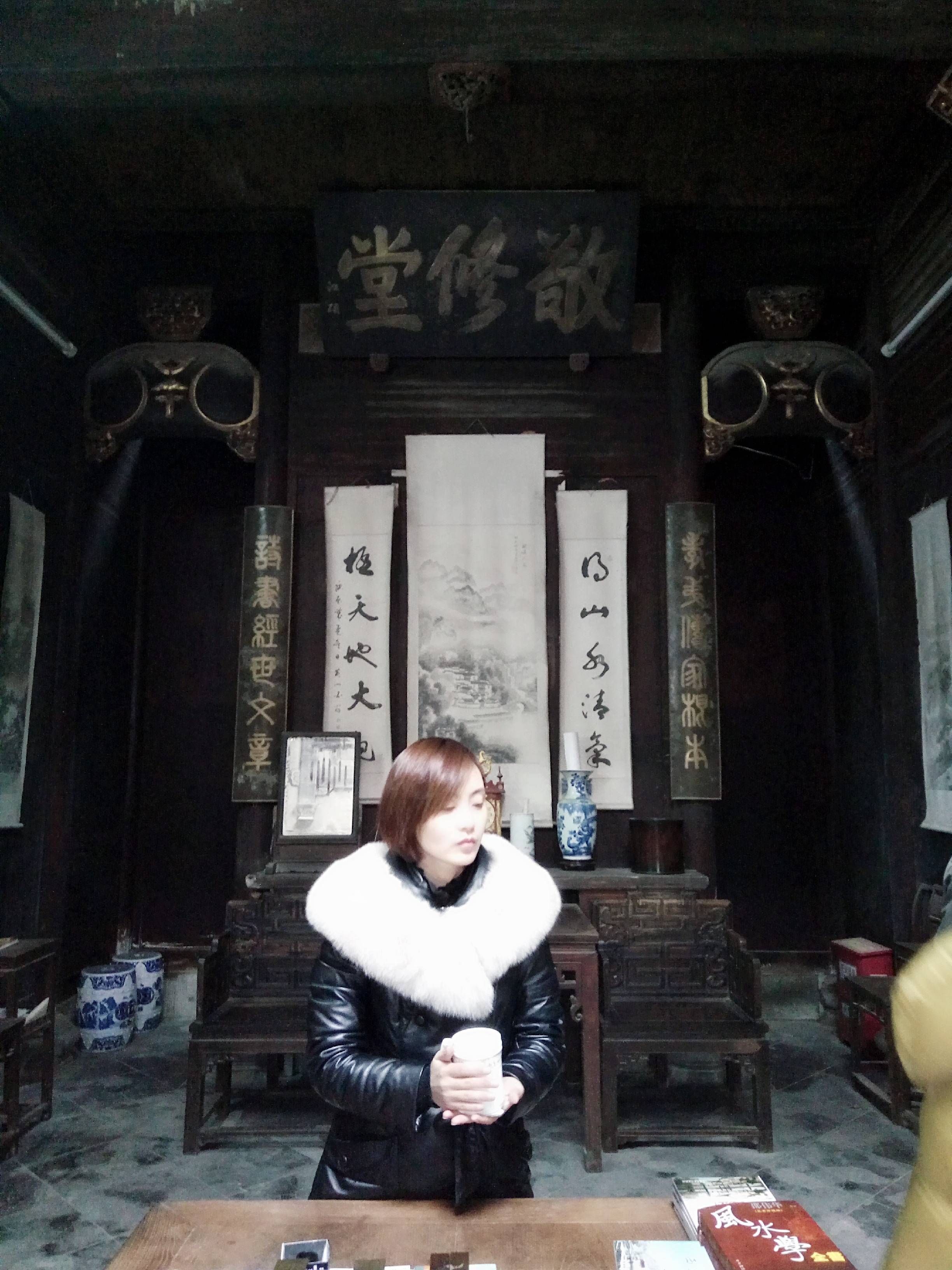 徽派村落宏村风景,山为牛头树为角的意思