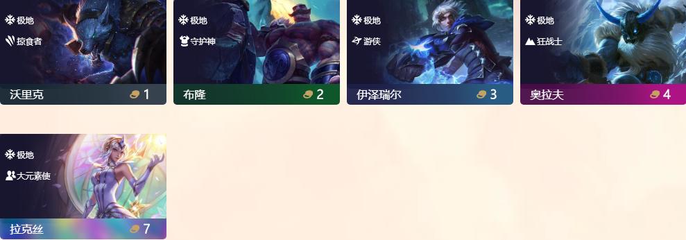 LOL：云顶新赛季元素崛起英雄分析拉克丝成万金油