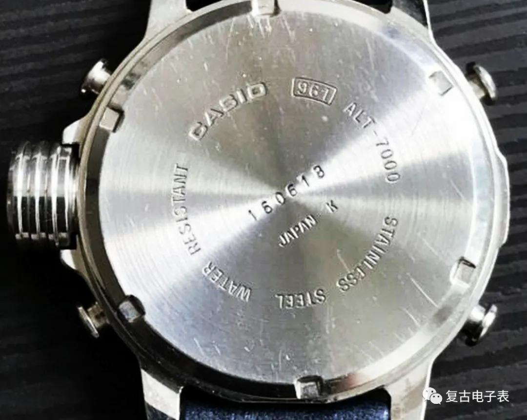 搭载多重边框计算方式的双重感应器CASIOalt7000