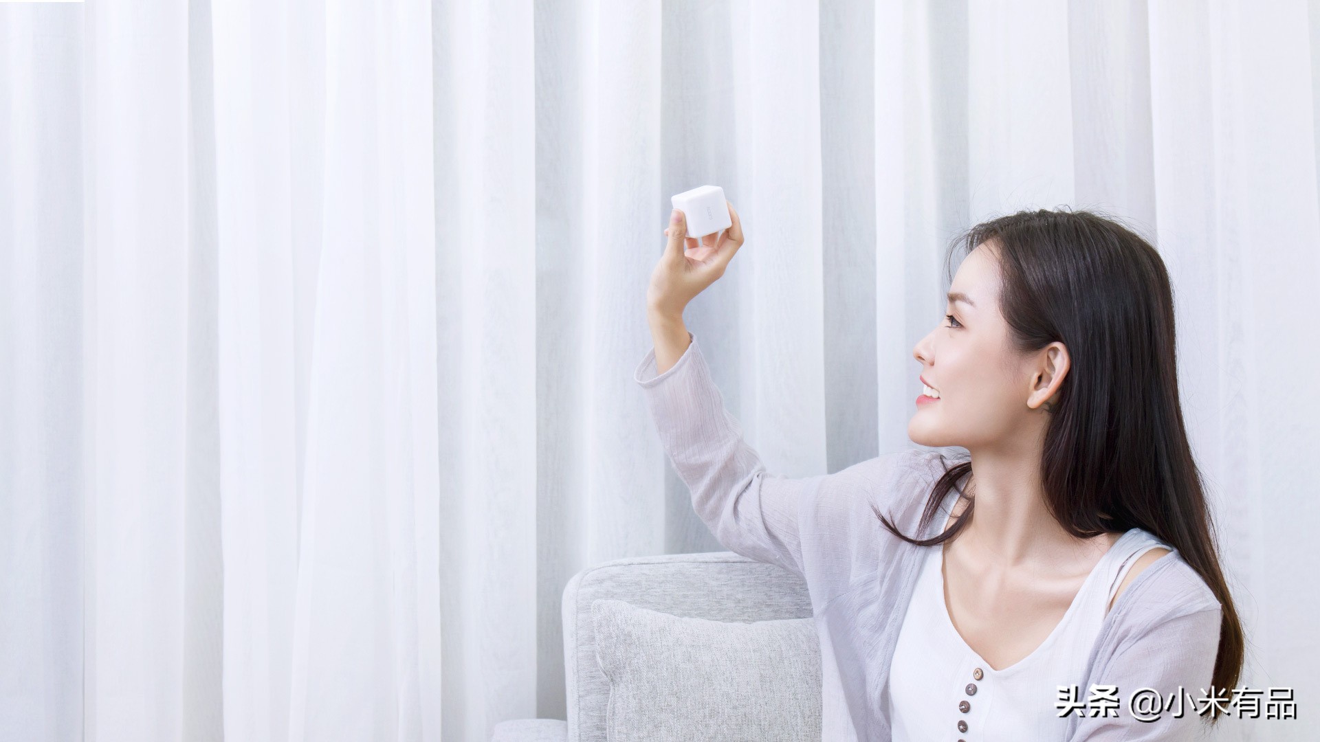 免安装充电窗帘电机,aqara绿米智能窗帘电机e1wifi版