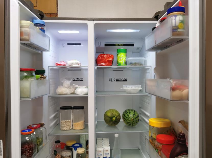 海尔冰箱473升净味,海尔595升变频风冷无霜冰箱