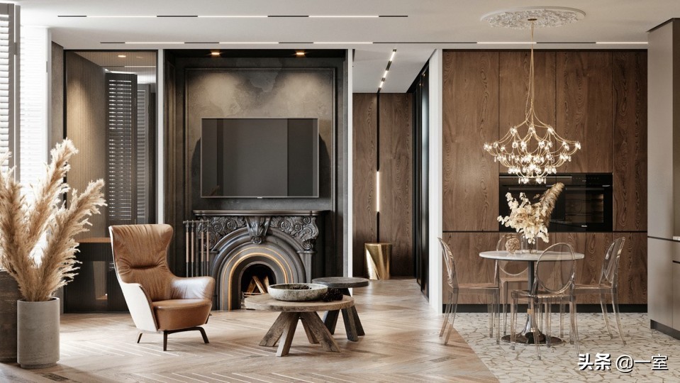 3.3米背景墙设计,客厅背景墙设计简约款