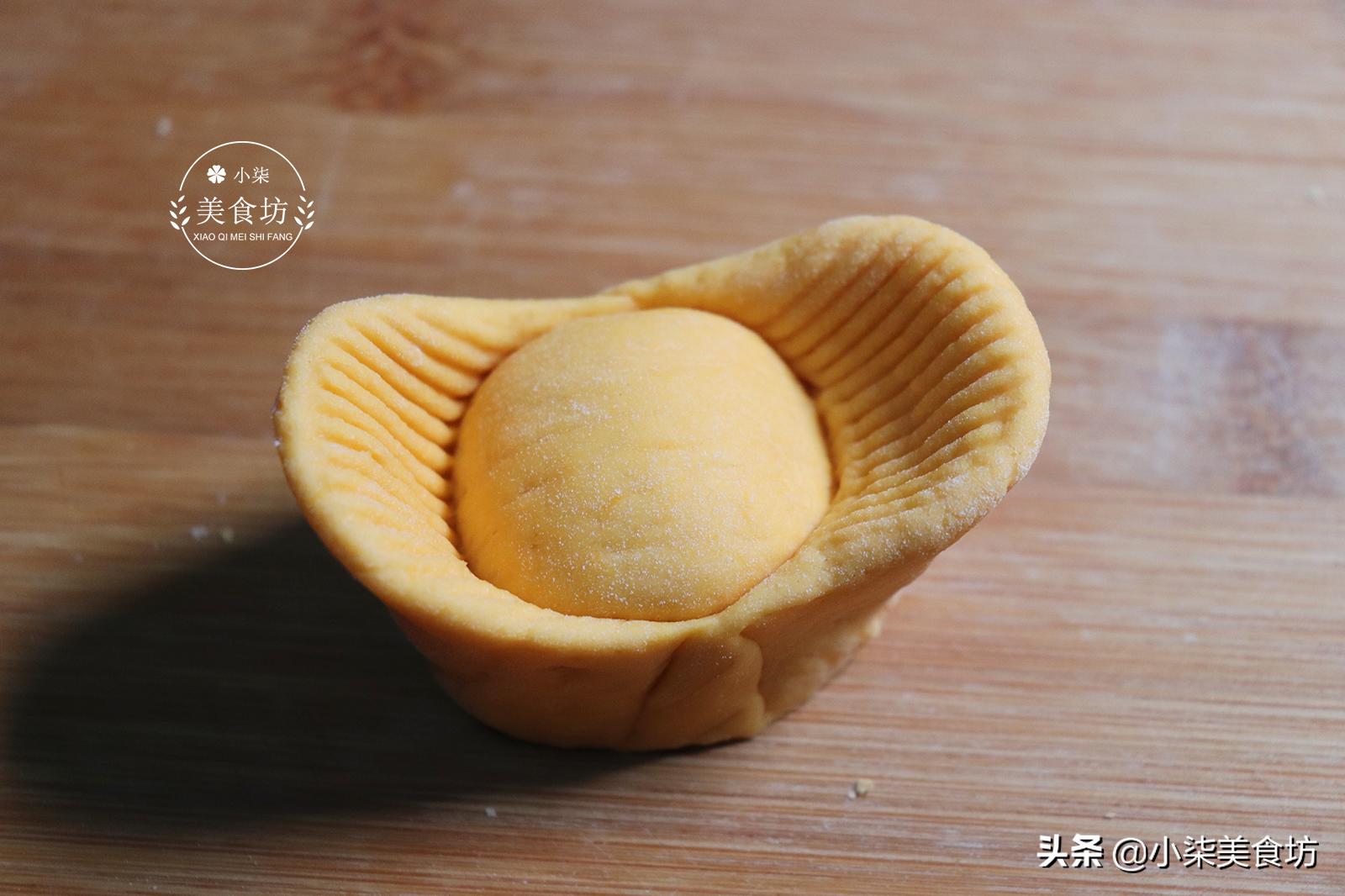 年夜饭必备的金元宝馒头,过年吃的福馒头