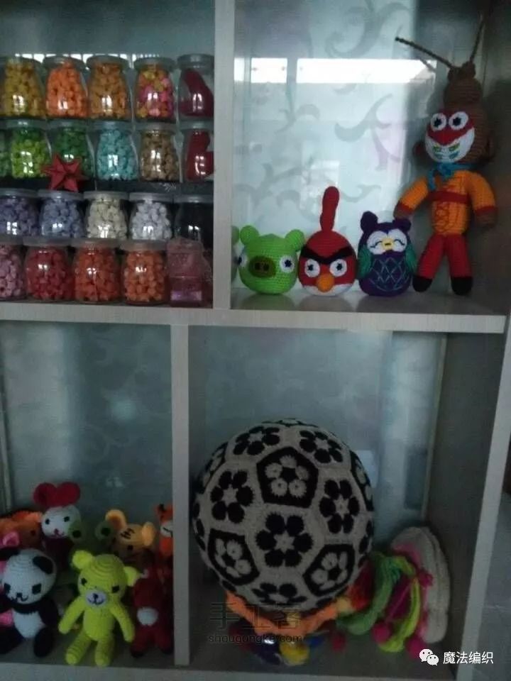 儿童足球帽编织方法,毛线足球钩针教程