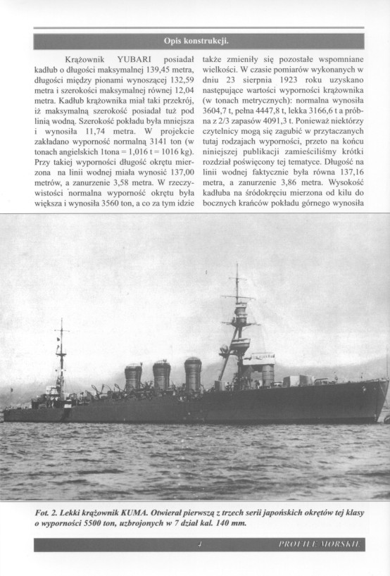 旧日本海军夕张级轻巡洋舰YUBARILightCruiser