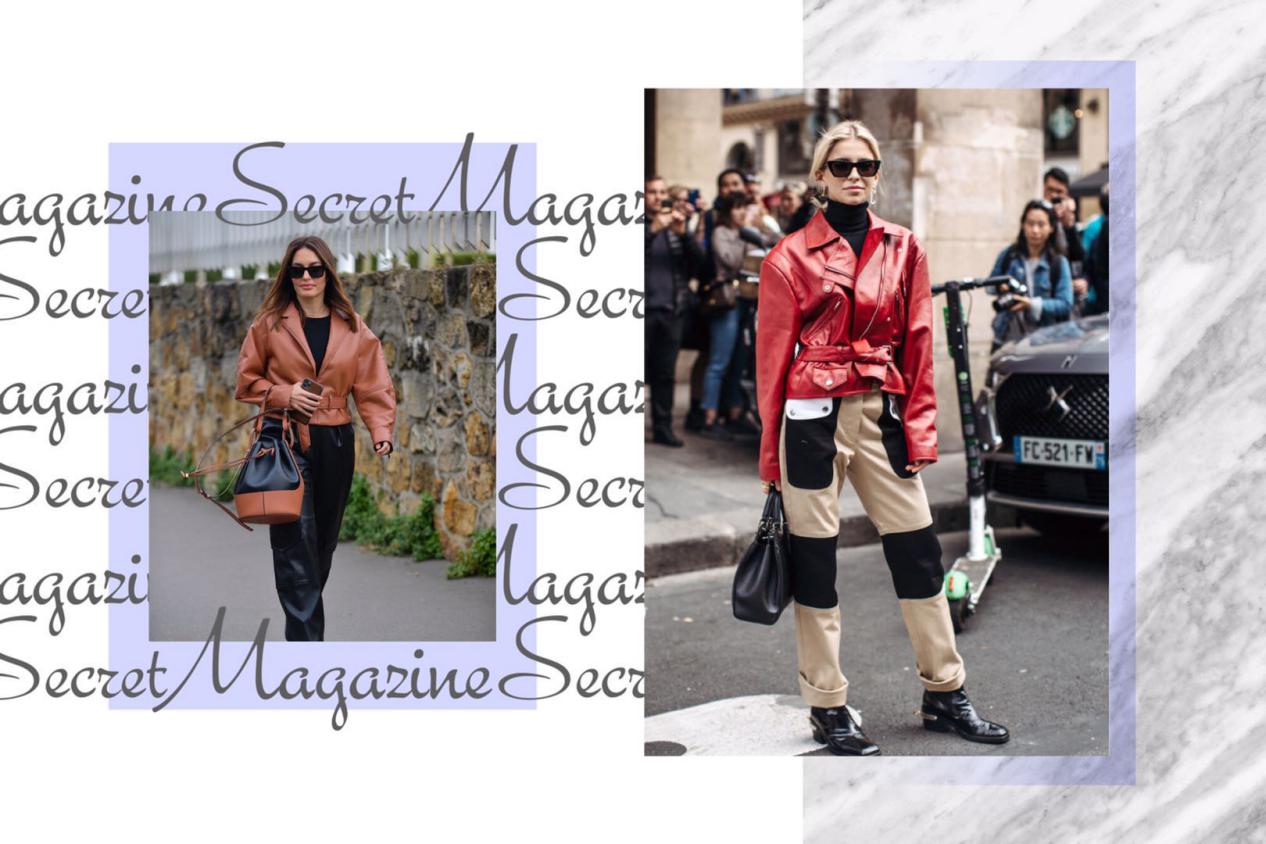 又高又瘦中长款皮衣怎么穿最好看,黑色超长款皮衣怎么搭配才显高级