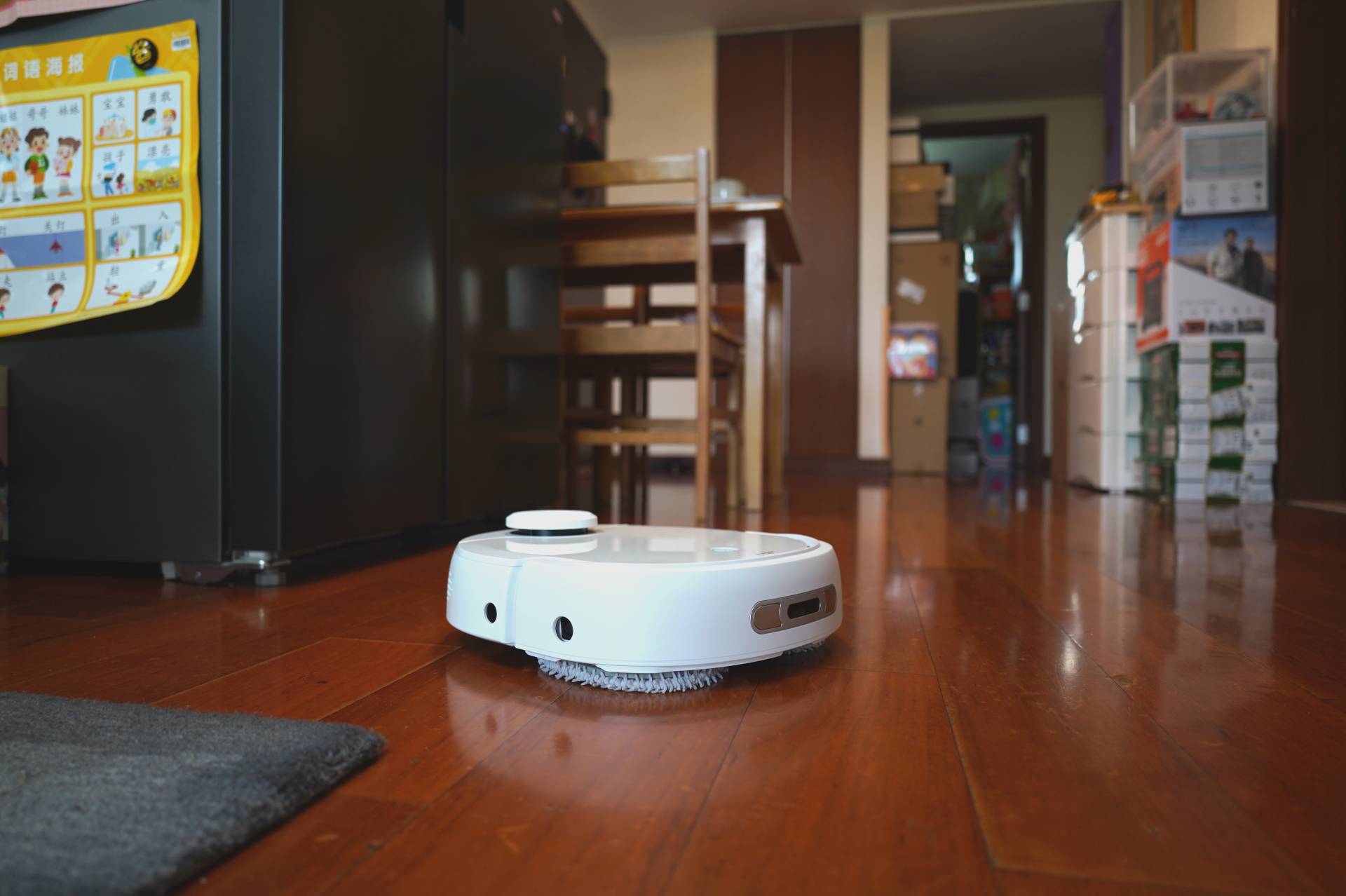 拖地扫地一体机如何自动清洗,扫地拖地机器人自动清洗