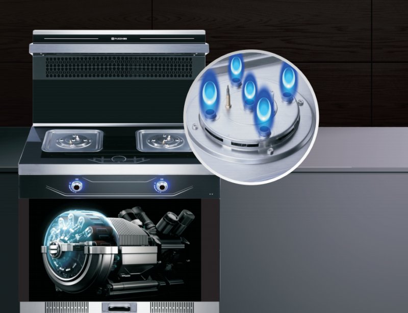 普森集成灶v8系列,普森集成灶蓝火