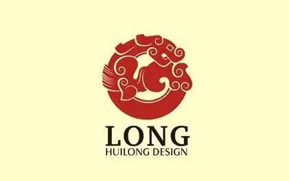 以龙为元素的logo图片,龙logo极简设计