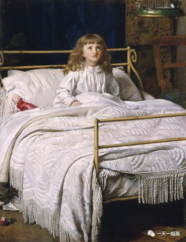 《姐妹》米莱斯以其爱女为参照的画作秀出姐妹情深怜惜