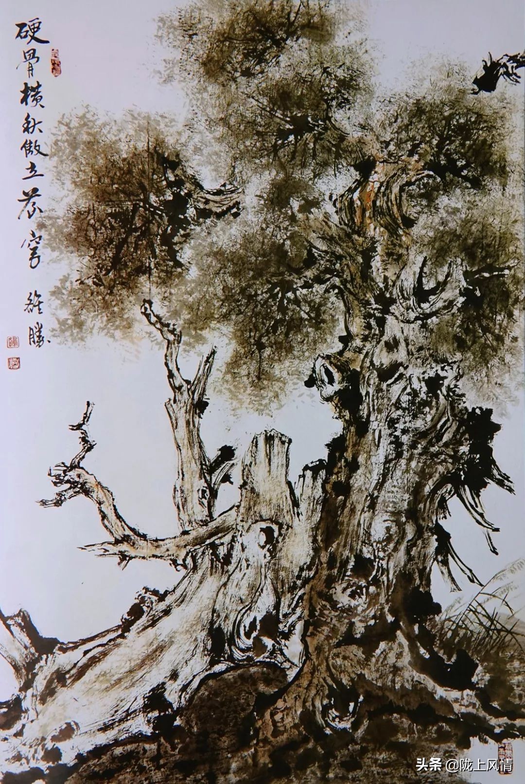 高山铸魂，苍根存气——军旅书画家雒胜奇记