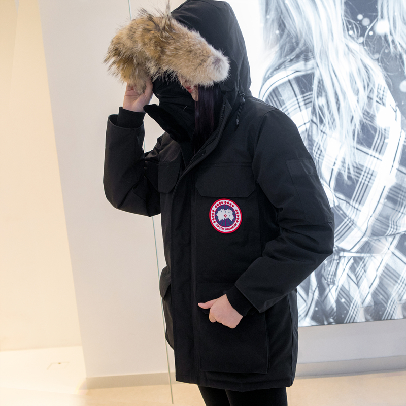 加拿大大鹅正品羽绒服远征款女中长款加厚保暖外套男