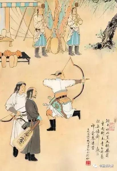 国画里的清明,清明时节传统习俗的画