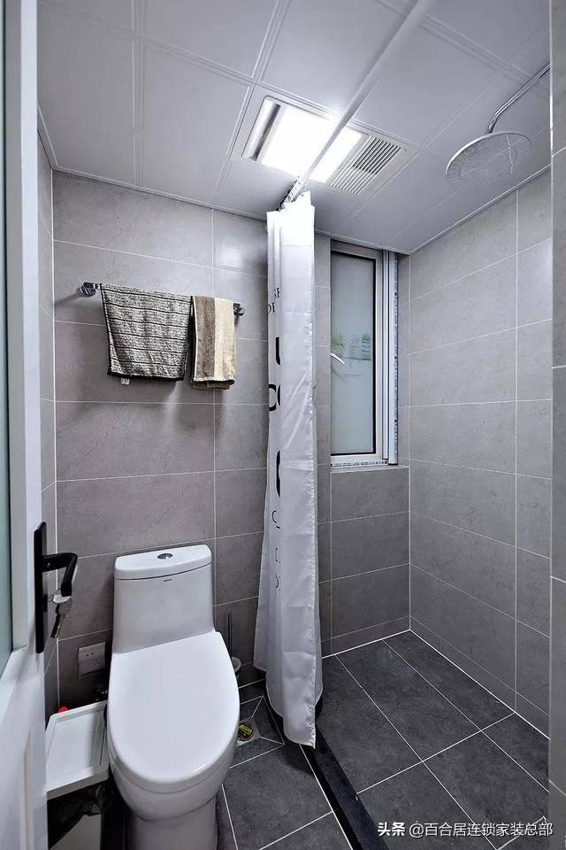 长方形一字卫生间尺寸布局,卫生间三分离设计布局尺寸