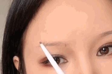 景甜改眉毛的视频,景甜的柳叶眉适合什么脸型