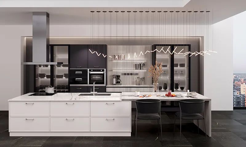 餐厨一体化厨房设计,无死角商用厨房设计布局