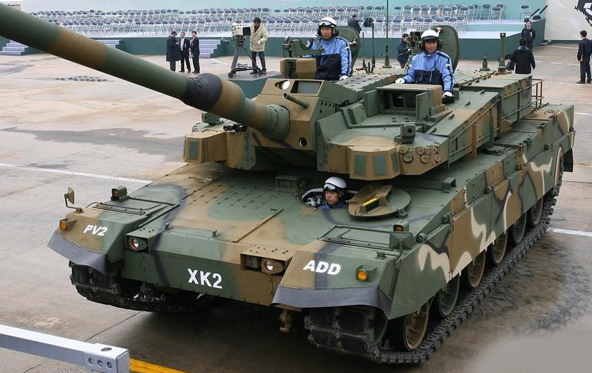 “韩国骄傲”K2坦克采用垂直炮塔设计，还可以抵御穿甲弹的袭击
