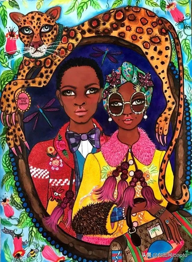 gucci插画师 (被gucci 聘为御用插画师)