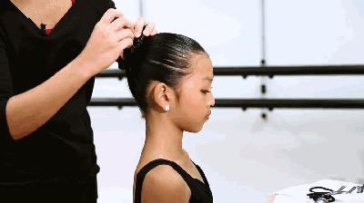 短头发芭蕾发型,短发芭蕾舞发型怎么盘