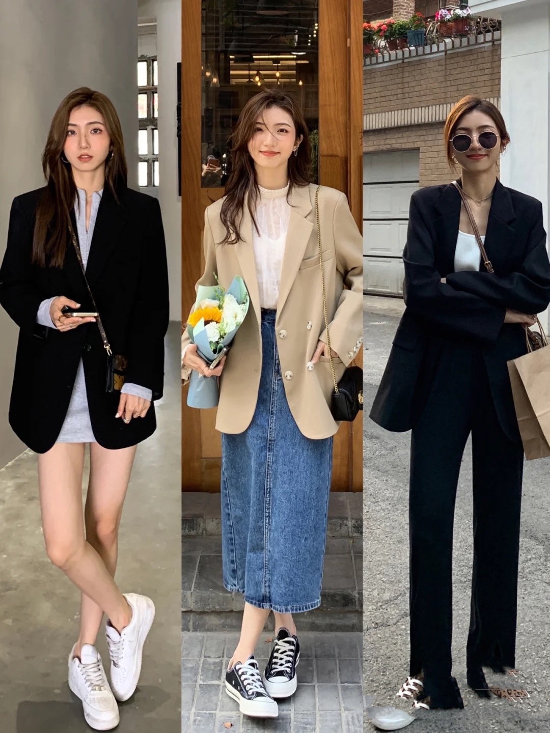 西装穿搭法秋冬,西装穿搭初春白西装