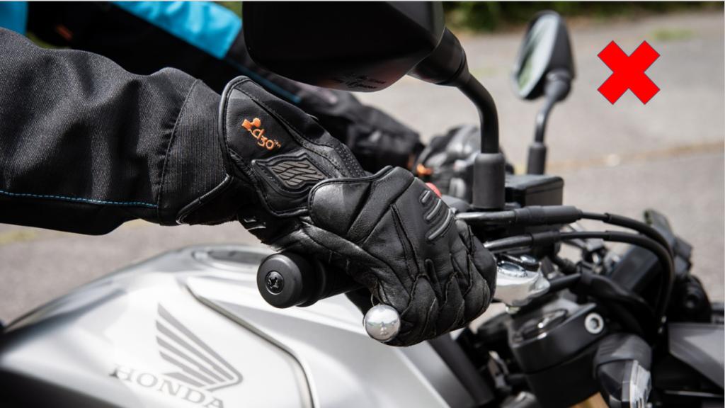 骑摩托车正确刹车顺序,有abs的摩托车正确刹车方式