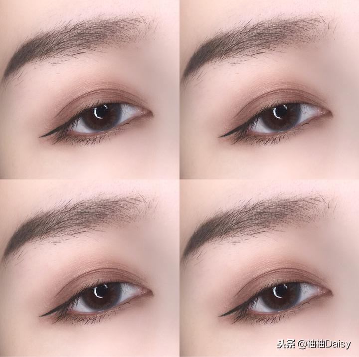 双眼肿眼泡怎么画眼妆,内双肿眼泡有眼尾沟放大眼妆教程