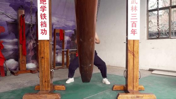 铁裆神功大爷搞笑视频,河南大爷铁头功