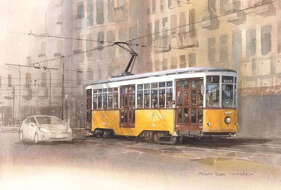 水彩大师笔下的花卉,简单唯美的水彩花卉