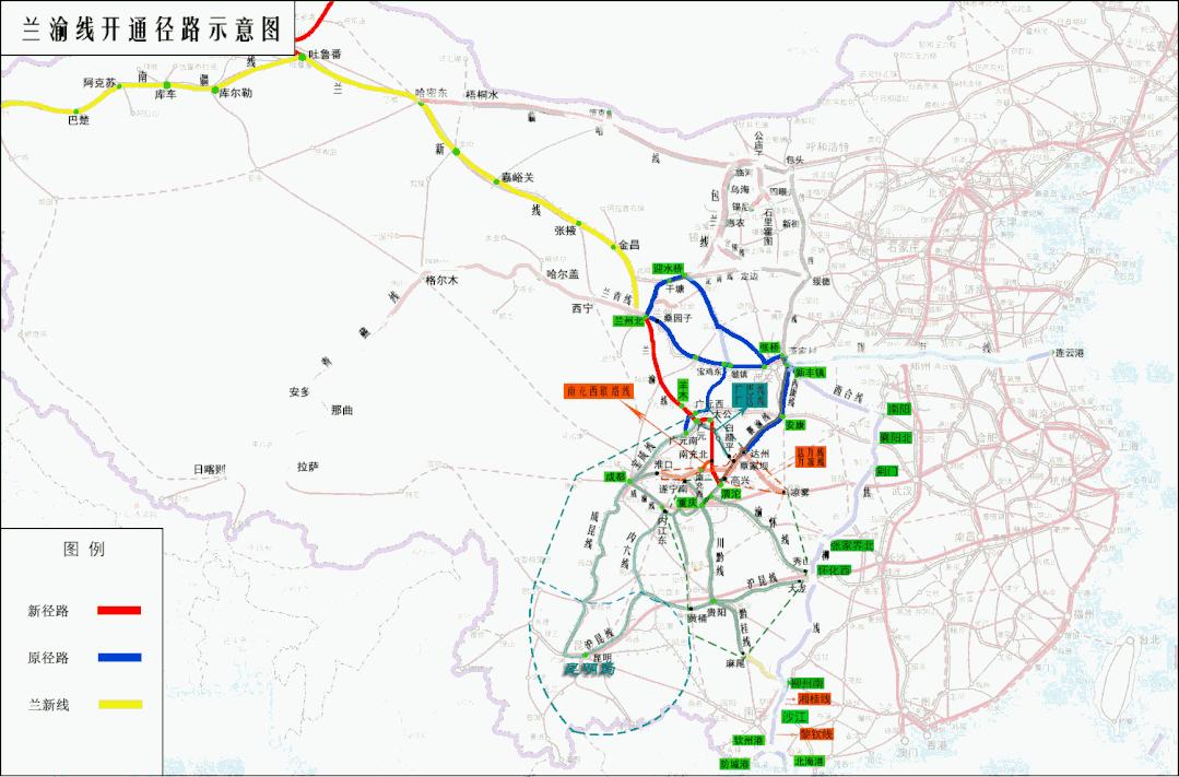 350公里兰渝高铁还有希望吗,兰渝高铁官方最权威的最终方案