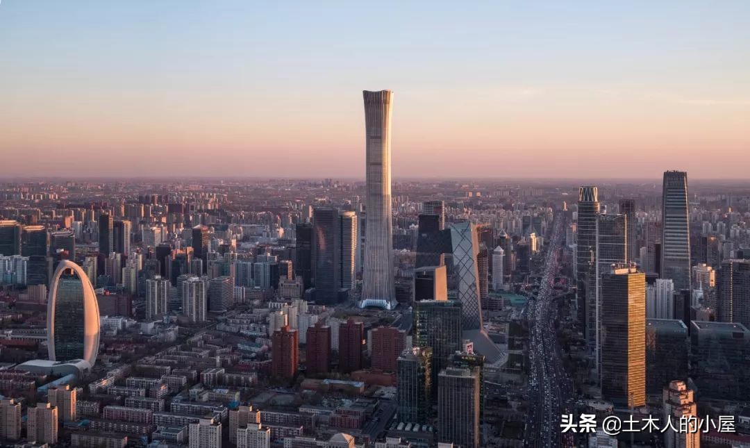 北京中信大厦夜景,北京中信大厦多少层