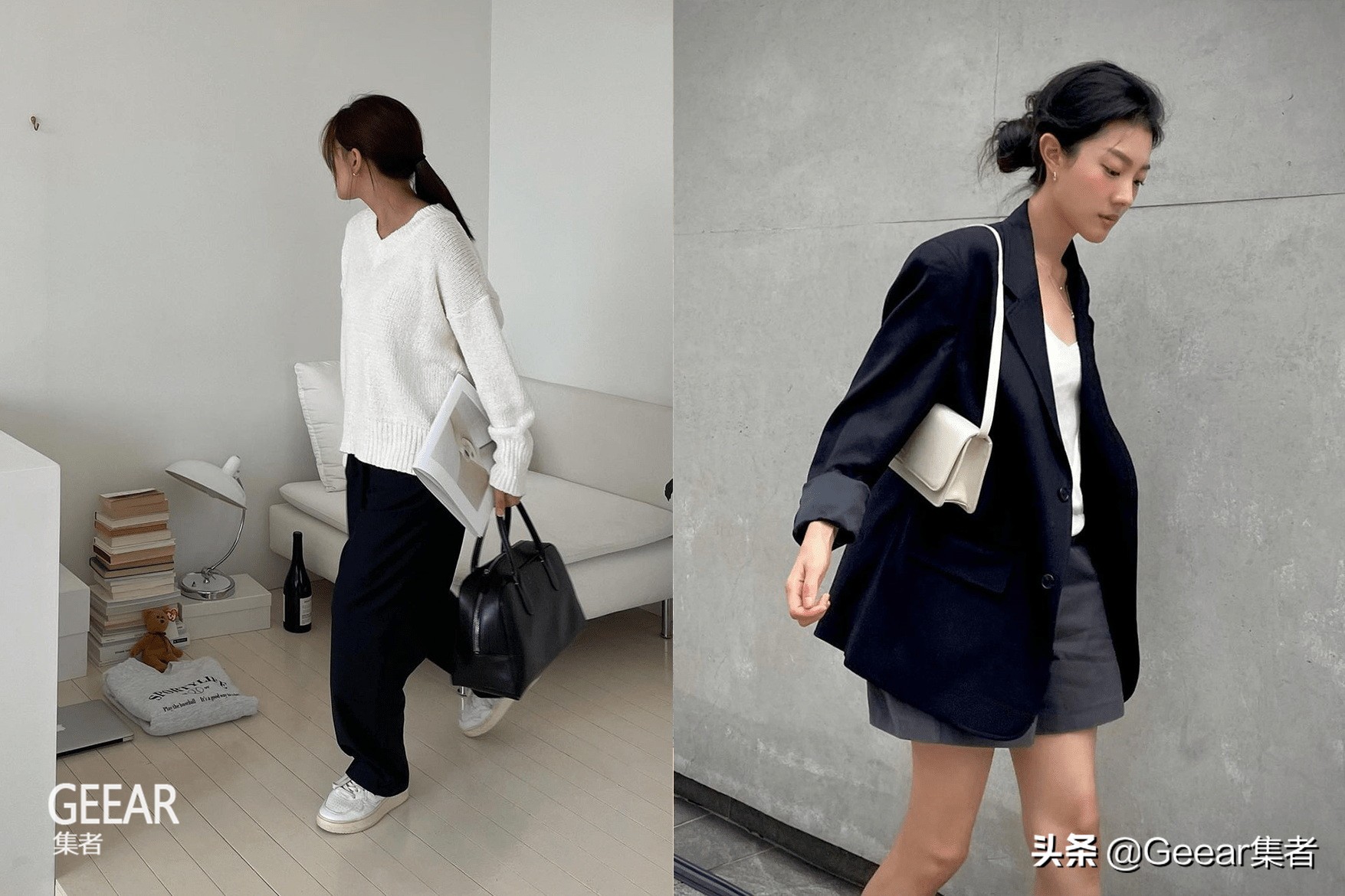 韩国职场时尚穿搭,通勤穿搭夏天女韩国职场