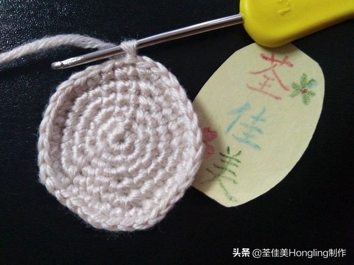 马蹄莲花的钩织教程,马蹄莲宽叶子的钩织教程