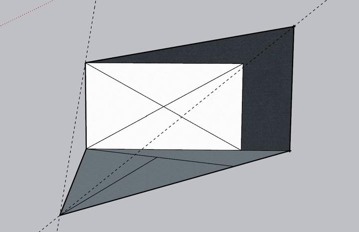 投影仪侧投问题的定量计算,家用投影仪的斜投范围在哪里?