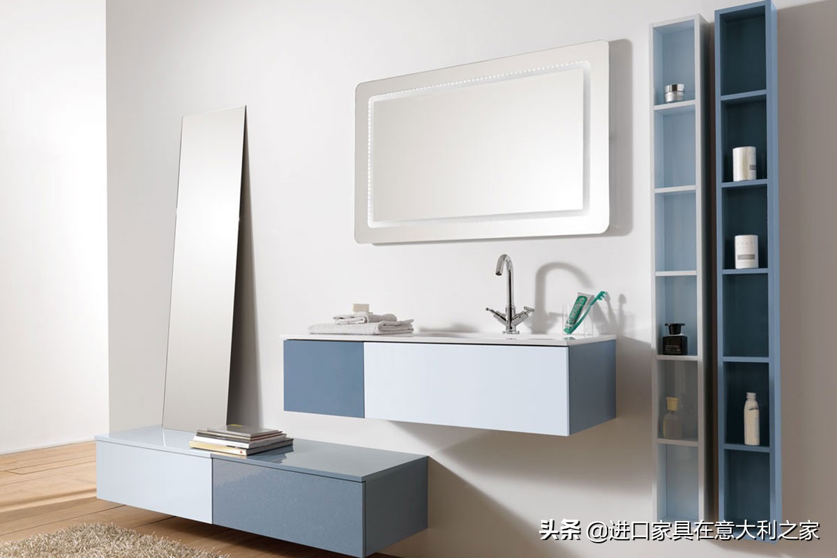 浴室柜轻奢北欧卫生间洗脸盆柜,浴室柜北欧风格选什么颜色好看