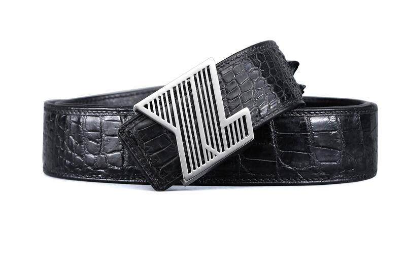 皮带男士真皮平滑扣意大利 (男士手工意大利真皮皮带)