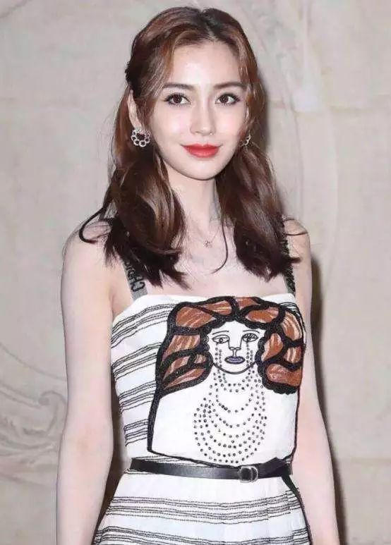 angelababy真的白吗,angelababy吃不胖的原因