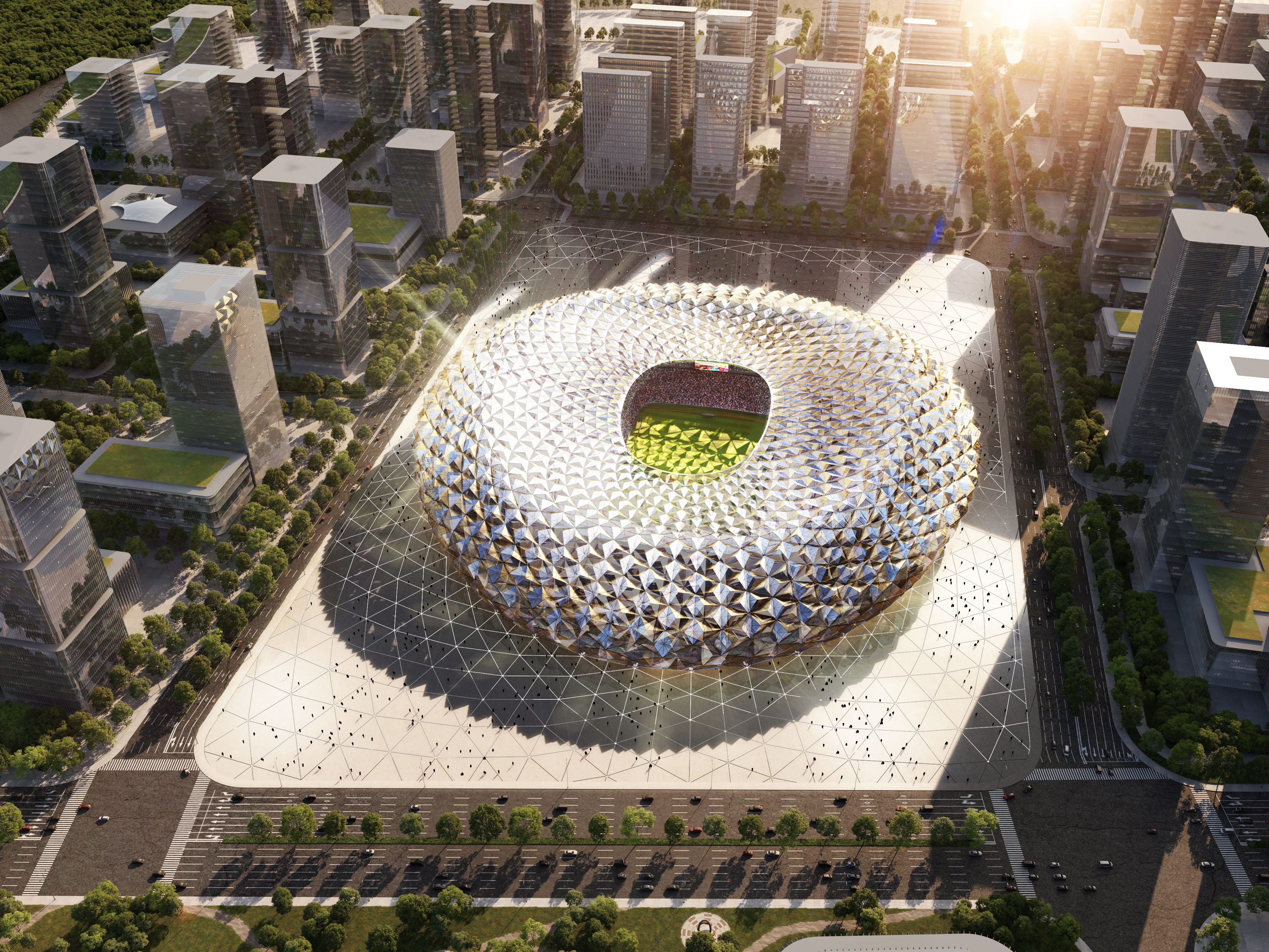 恒大足球场有多少平方米,恒大新赛季足球场