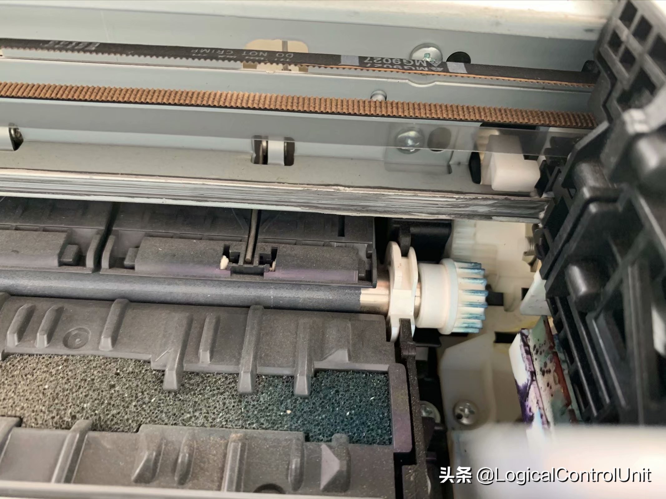 佳能彩色复印机拆机视频,佳能mx378打印机废墨仓拆卸