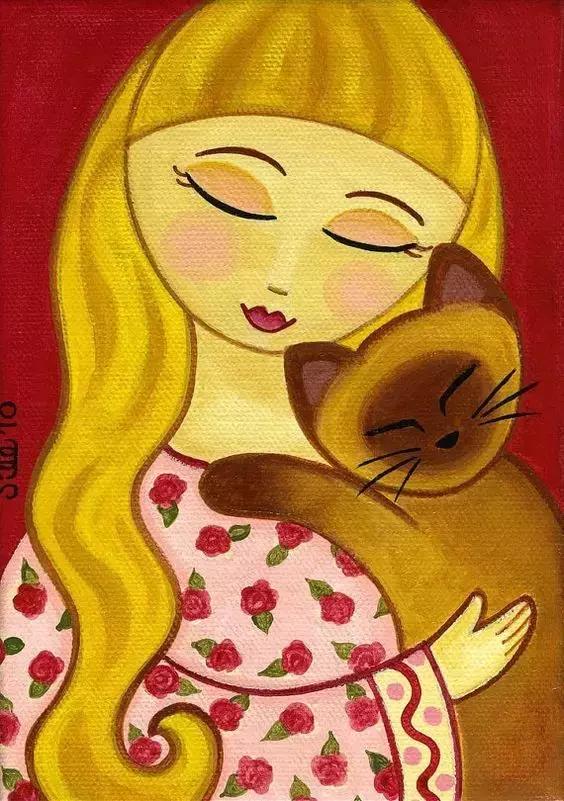 范画,动物创意水粉画教师范画8-10岁