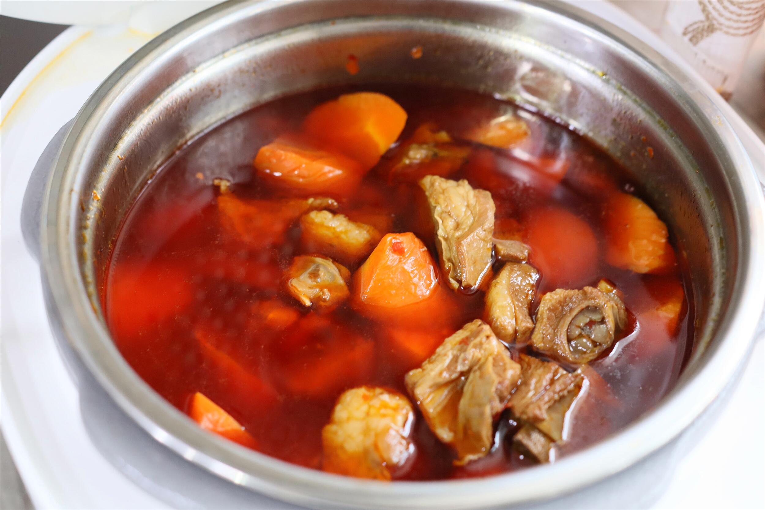 吃不了羊肉膻味是什么体质,用火锅底料做的烩羊肉