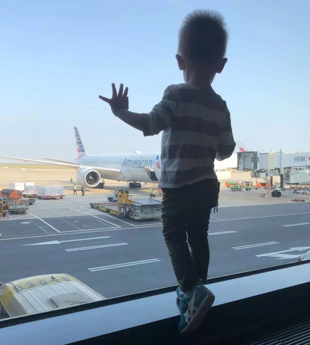 一岁半带娃坐飞机步骤,带娃出行第一次坐飞机