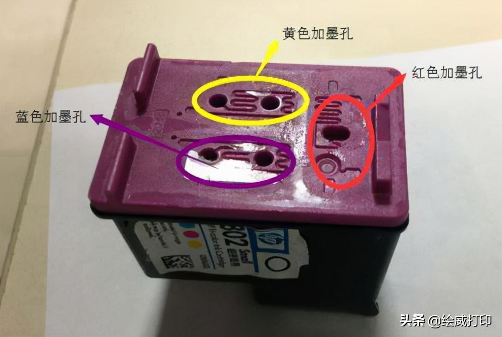 喷墨打印机如何往墨盒里加墨,喷墨墨盒怎么加墨