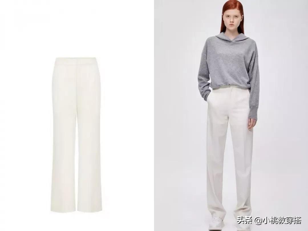 修饰腿型垂感直筒裤,腿粗小个子高腰直筒裤测评