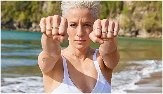 还在认为女足球星是女汉子么？当梅根和摩根脱下球衣，大家傻眼了