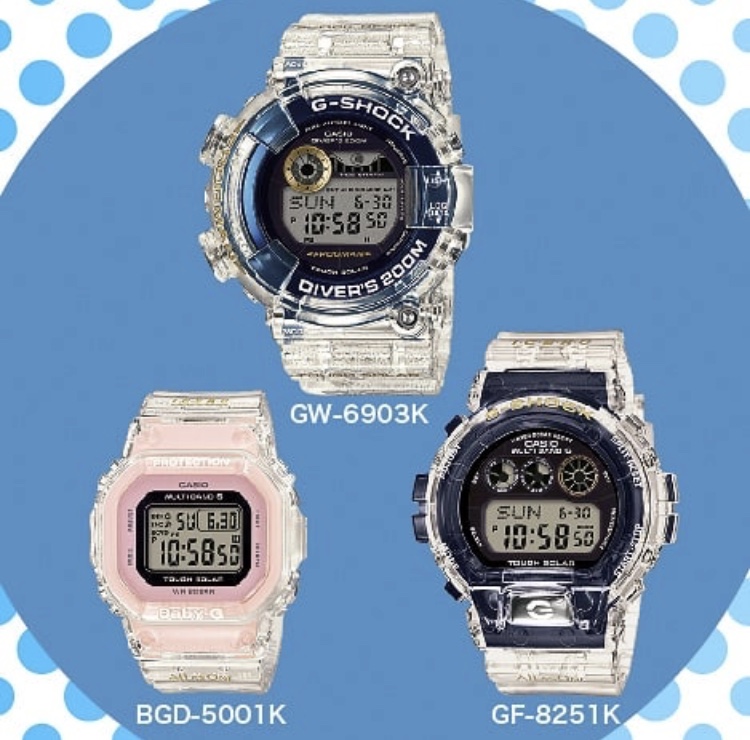 g-shock高颜值白色平价,g-shock表合作款