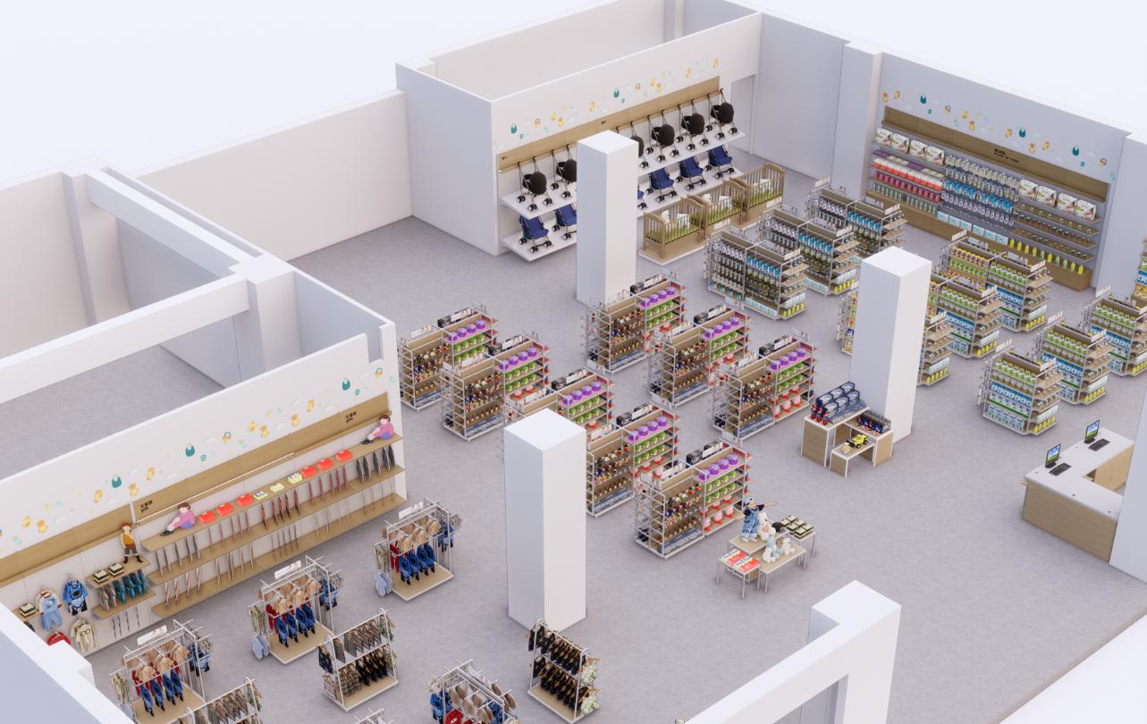 300平米母婴店需要投资多少钱,300平方母婴店铺装修