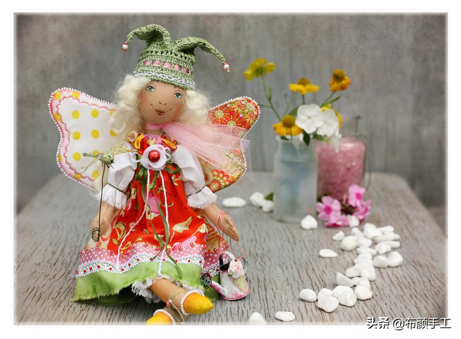 OlgaAbakumova的布艺娃娃,魔法花园里小花仙