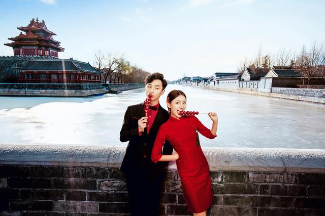 婚纱照6张照片墙的摆法,520拍婚纱照图片